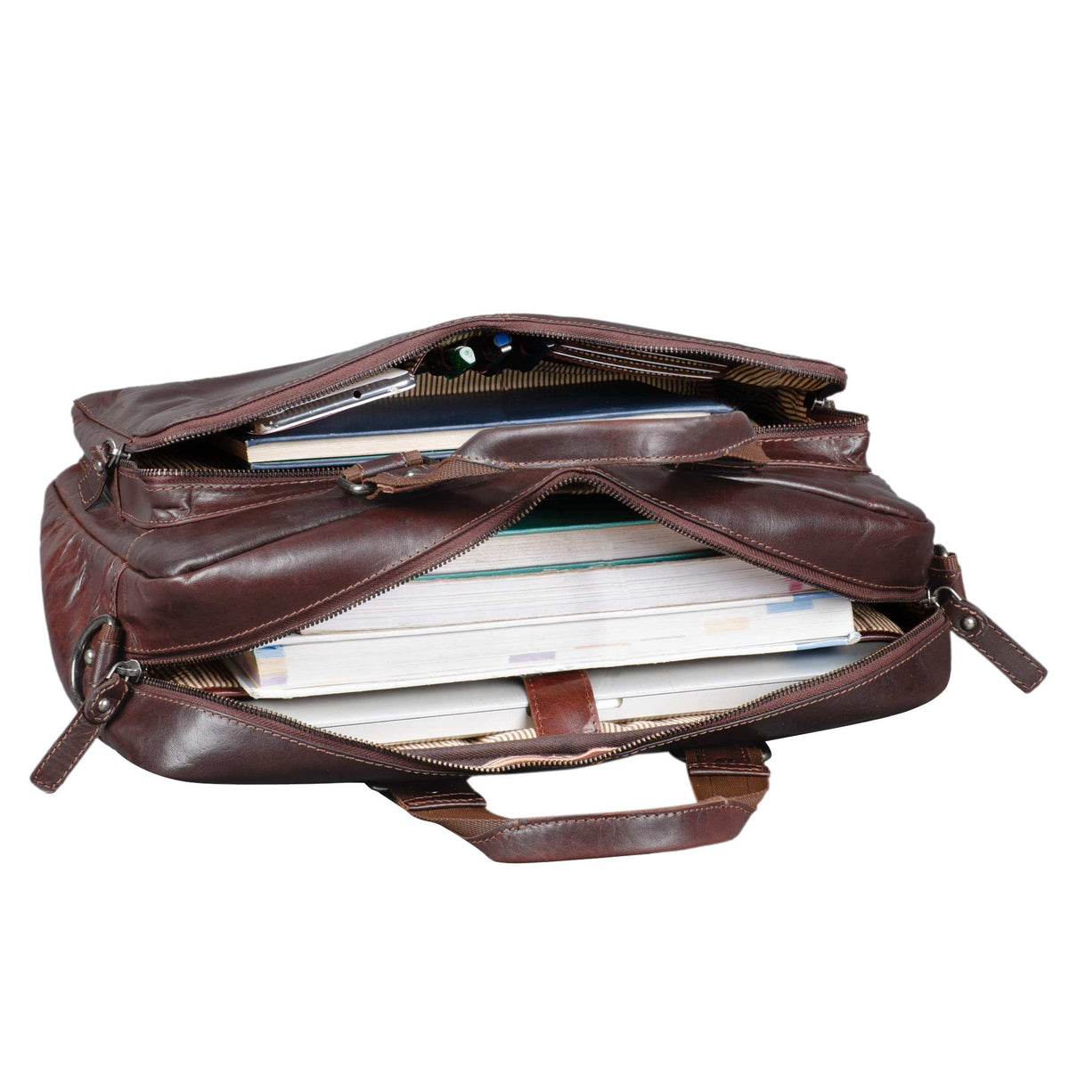 Klassische Leder Tasche Herren