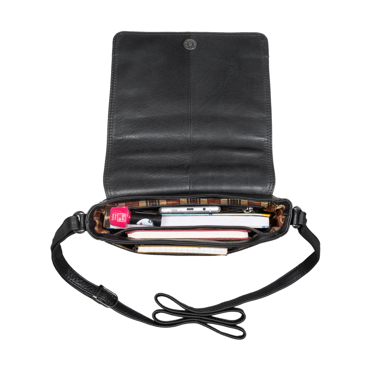 Handtasche Schultergurt Leder