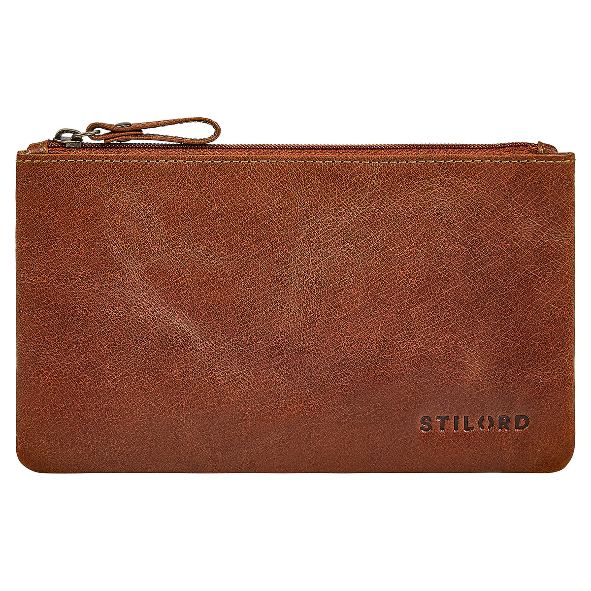 Leder Damen Geldscheinetui Klein Braun Banktasche Retro Echtleder