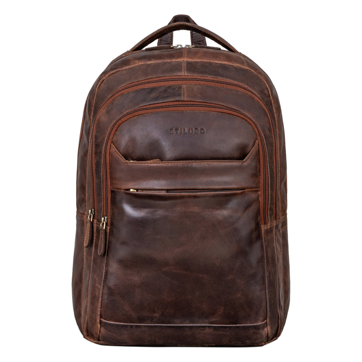 rucksack vintage leder braun