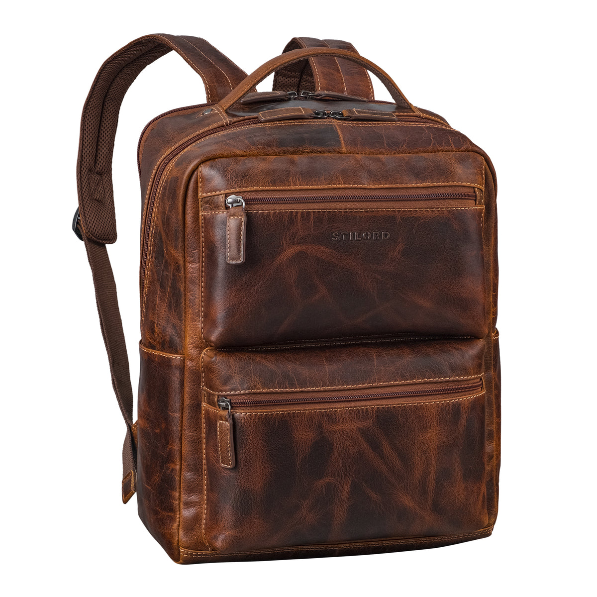echtleder damen lederrucksack herren braun
