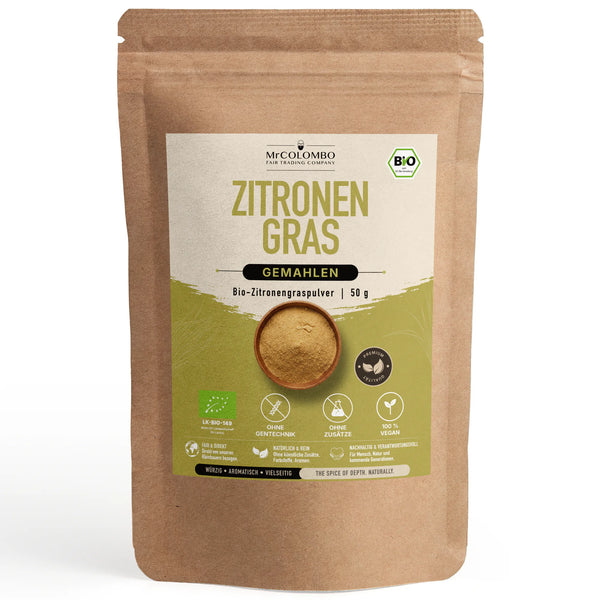 Bio-Zitronengras Pulver aus Sri Lanka aus Sri Lanka – MrCOLOMBO