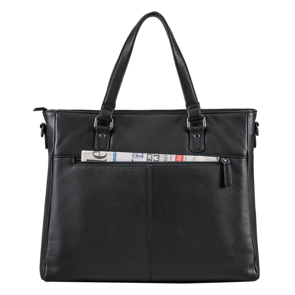 Tasche Damen Leder schwarz