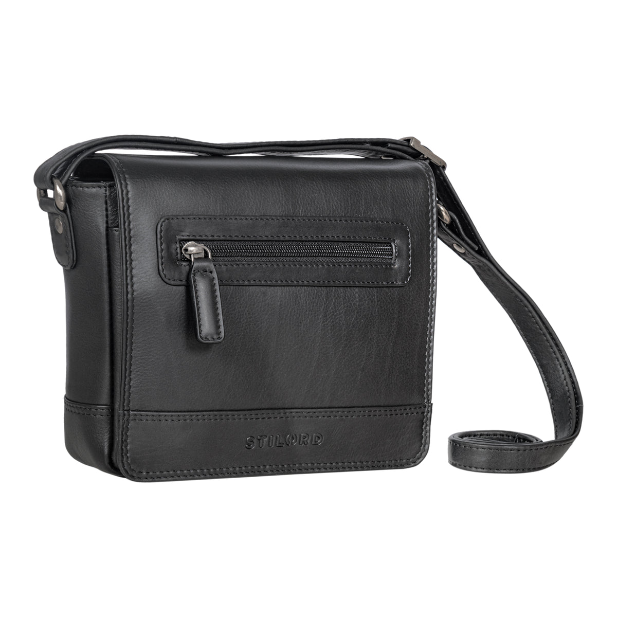 Handtasche Damen Leder Schwarz