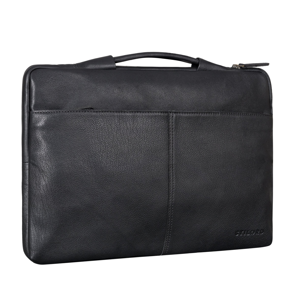 Laptoptasche Groß schwarz Herren Echtleder Tasche