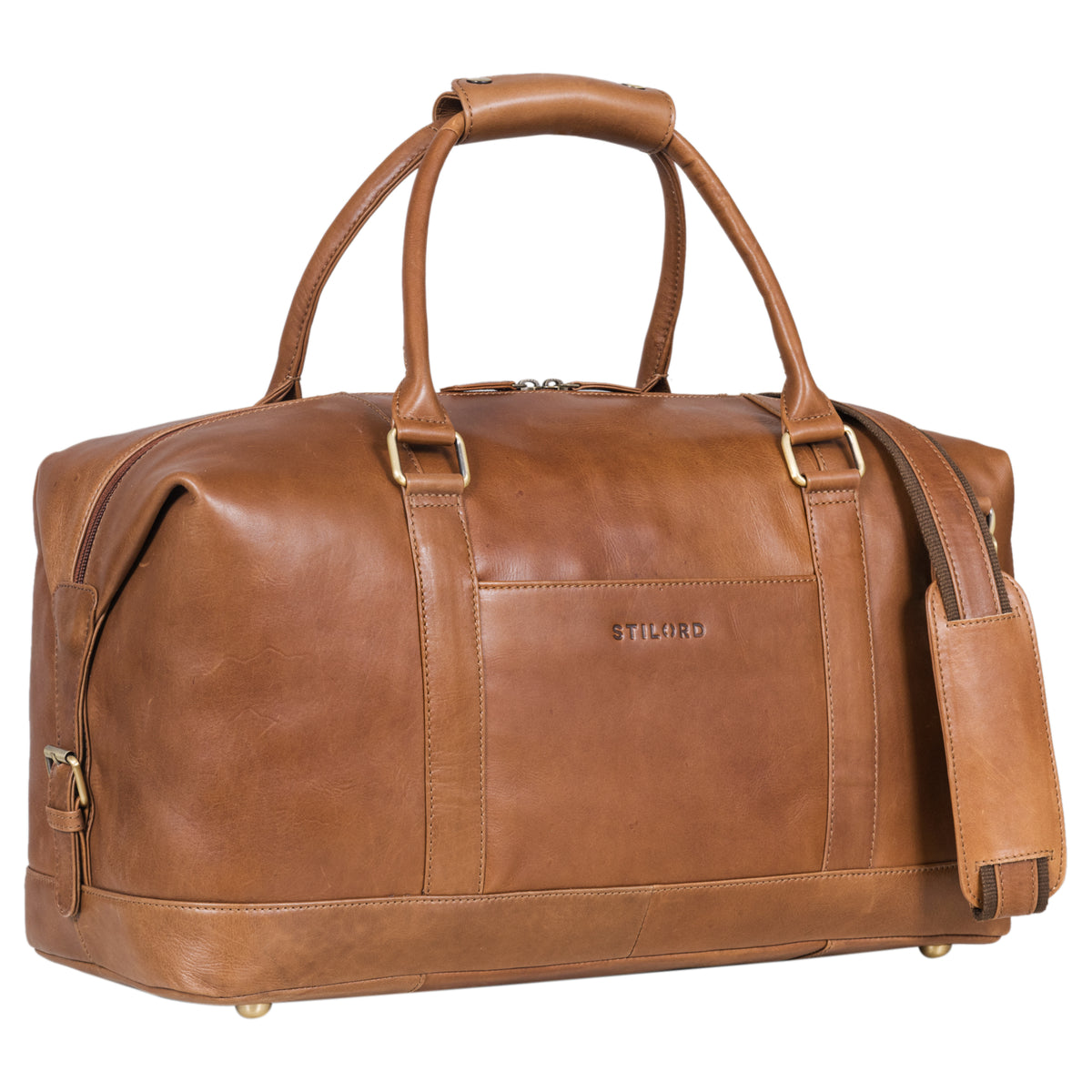 Braune XL Ledertasche Sport