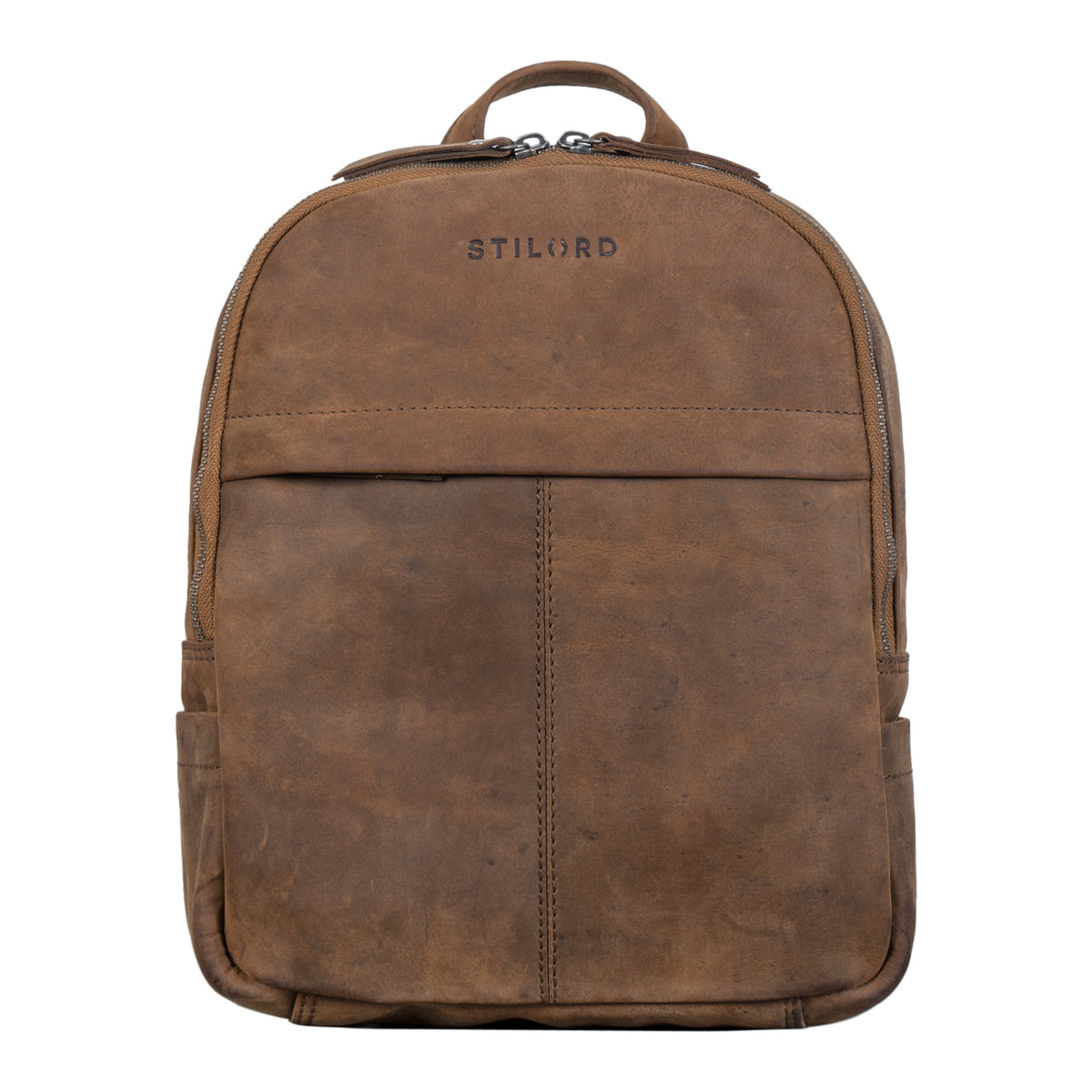 Leder Rucksack klein braun