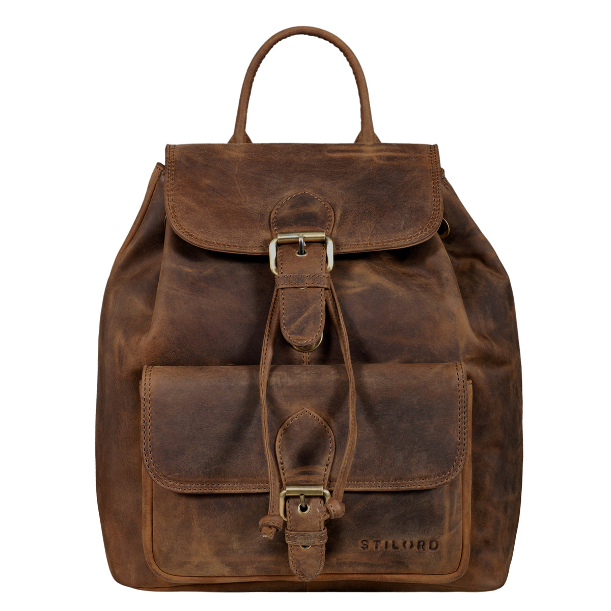 Echt Leder Schultertasche Damen