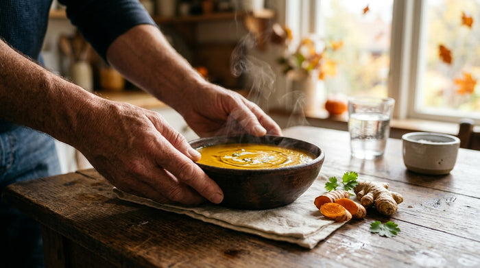 Herbstsuppen mit Kurkuma und Ingwer: 4 Rezepte - MrCOLOMBO Magazin