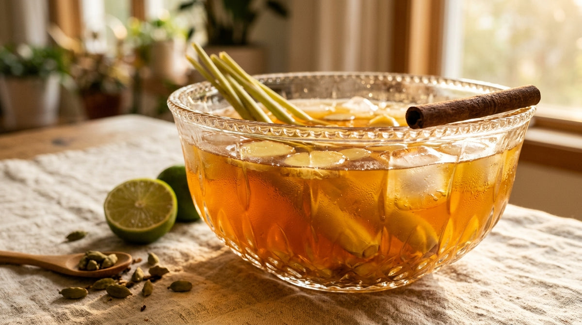 Ponche de verano con especias: 3 recetas sin alcohol