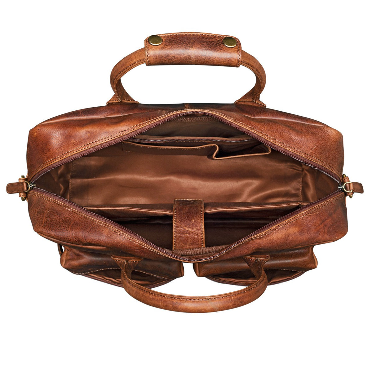 15,6 Zoll Laptoptasche Leder groß