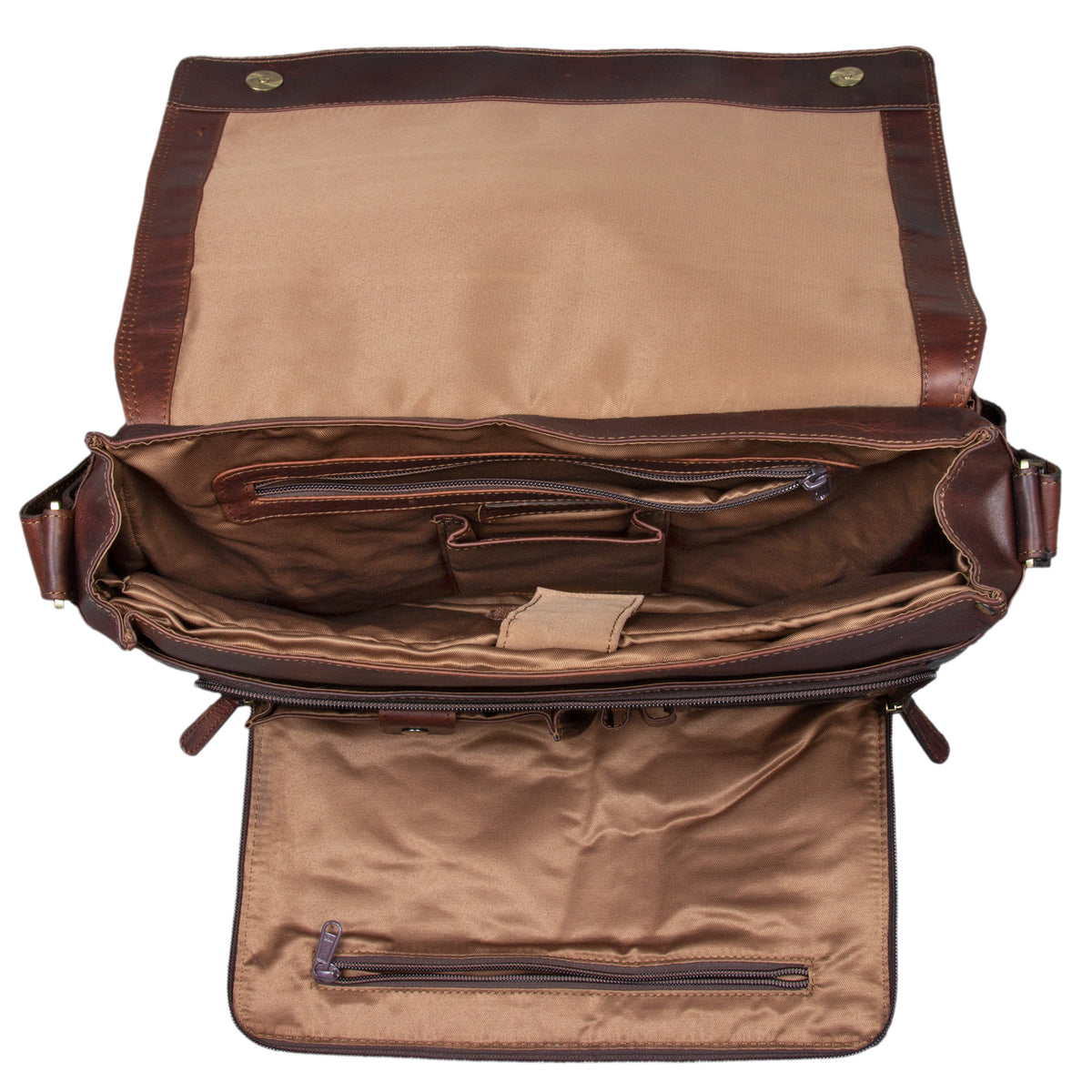 Leder Schultertasche Vintage