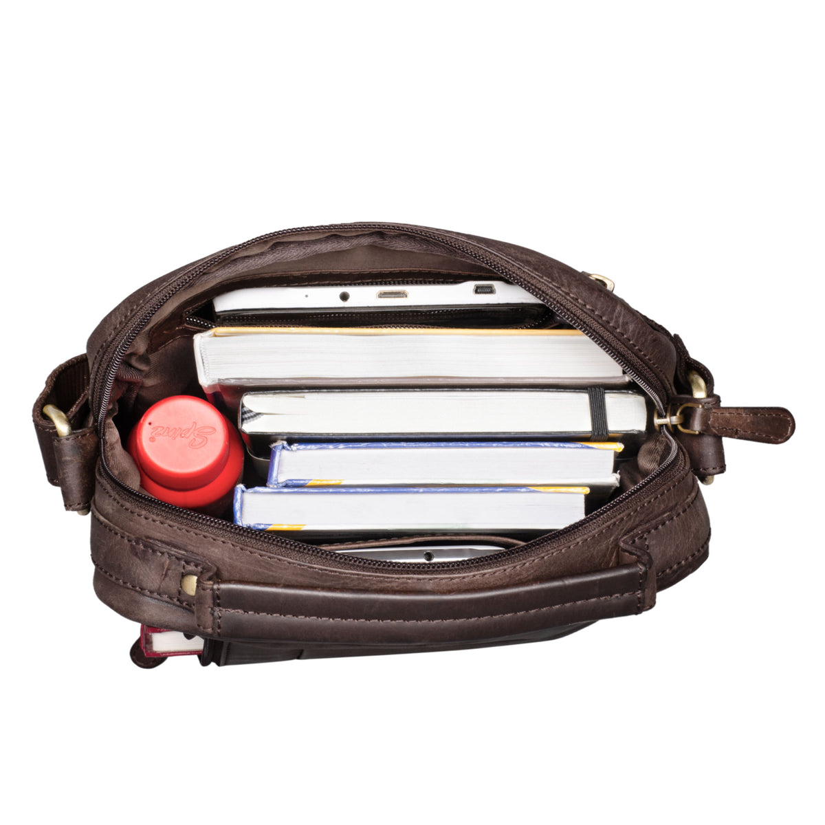 Vintage Leder Messenger Bag