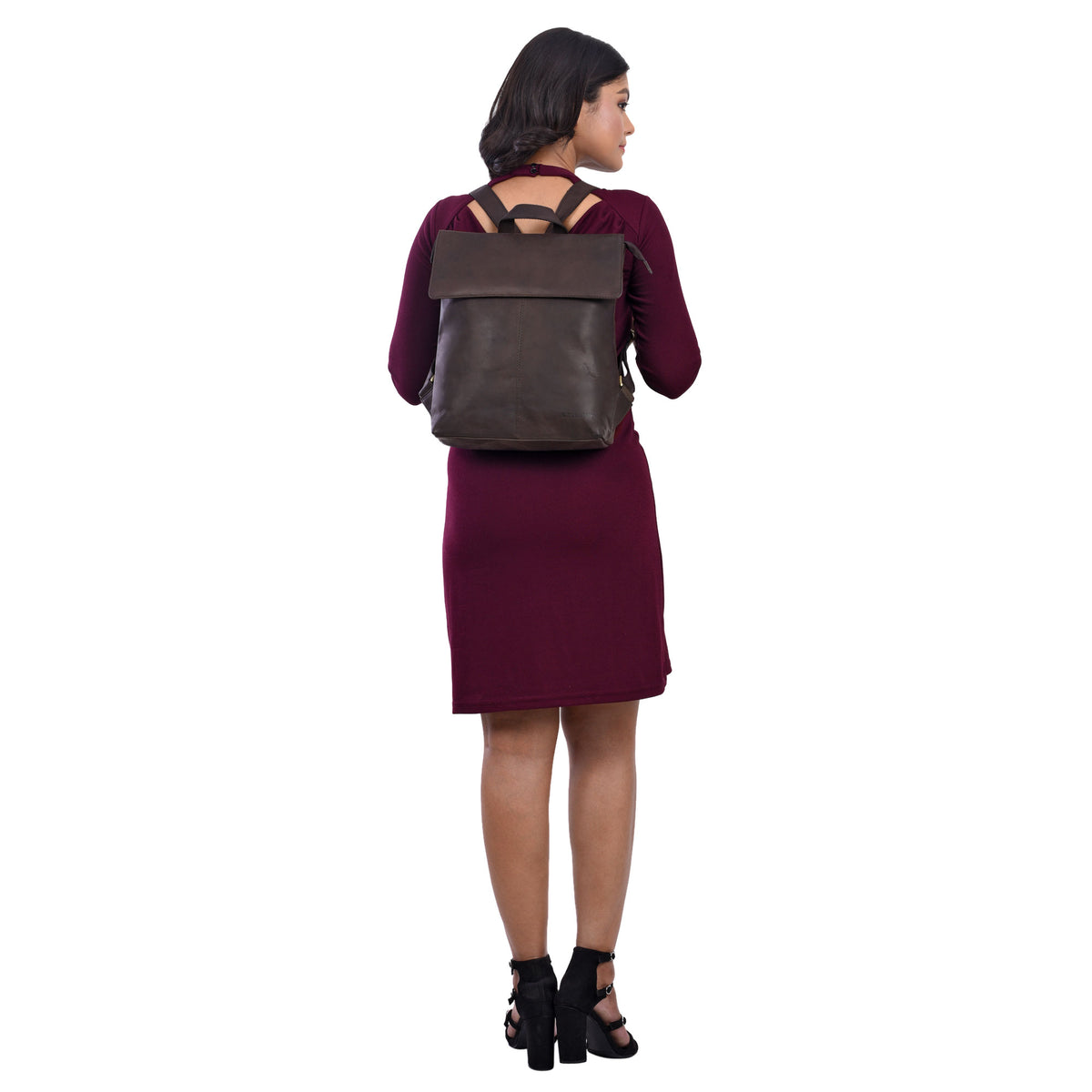 Leder Rucksack Frauen Vintage