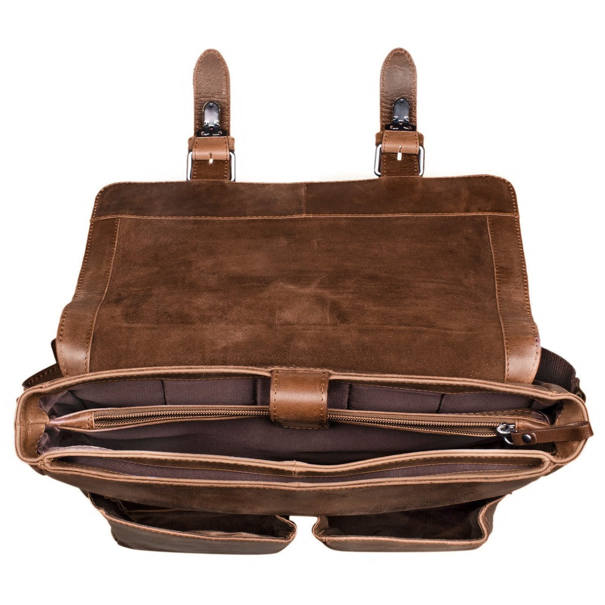 Ledertasche Aktentasche 13,3 Zoll Laptop-Fach