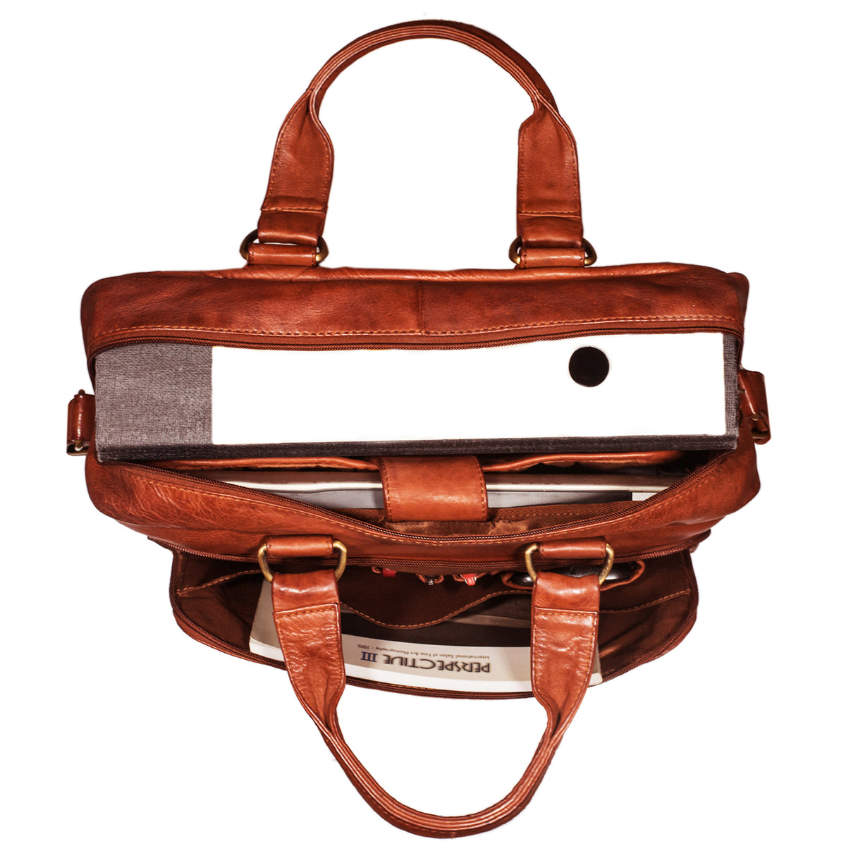 Ledertasche Aktentasche Vintage braun
