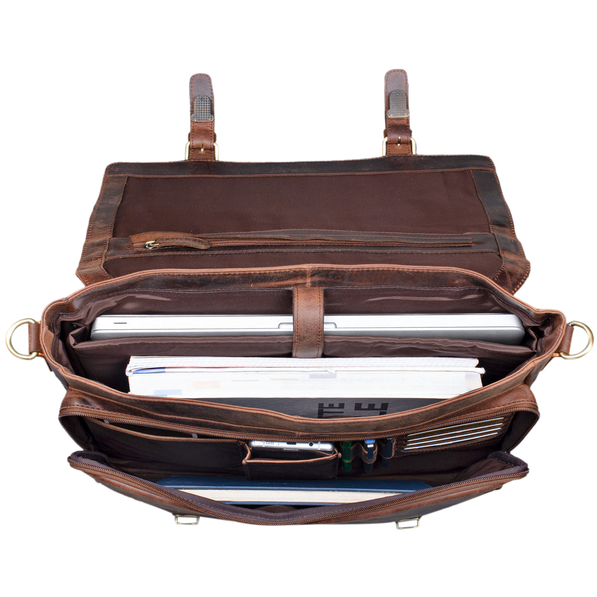 Leder Businesstasche Vintage