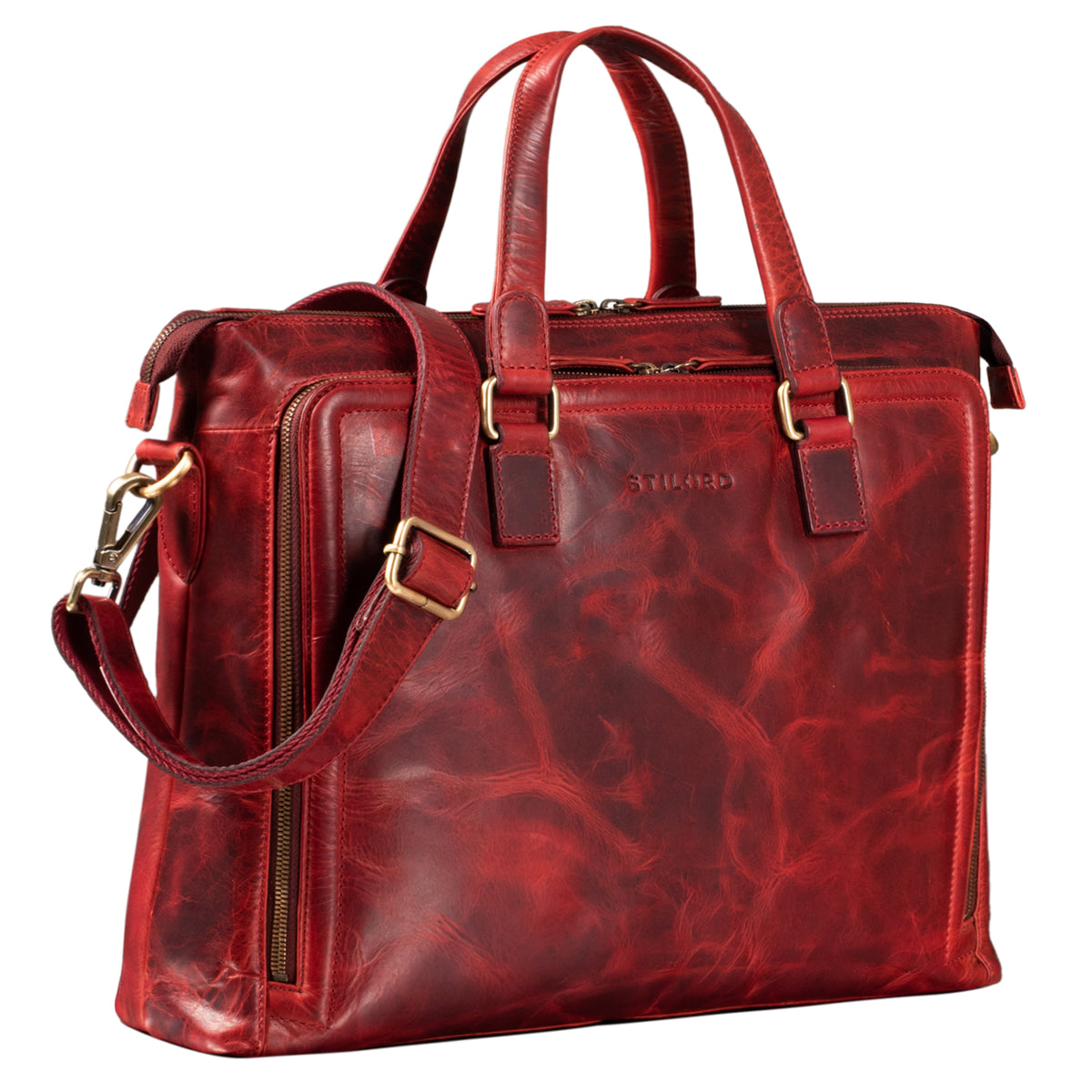 Businesstasche Rot leder