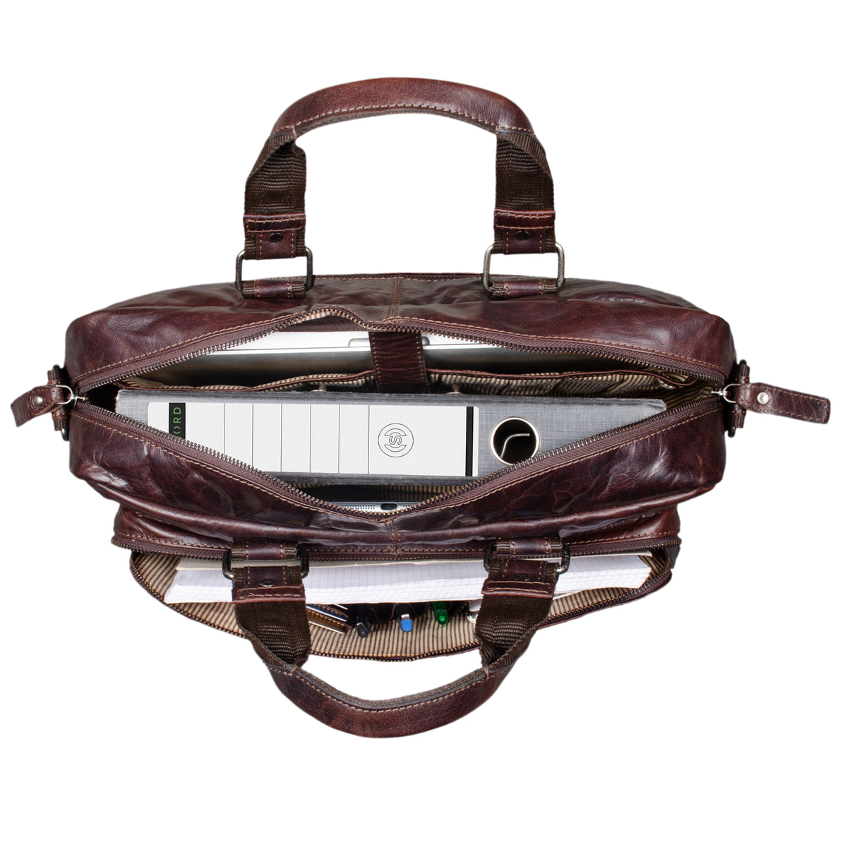 Leder Aktentasche XL Vintage