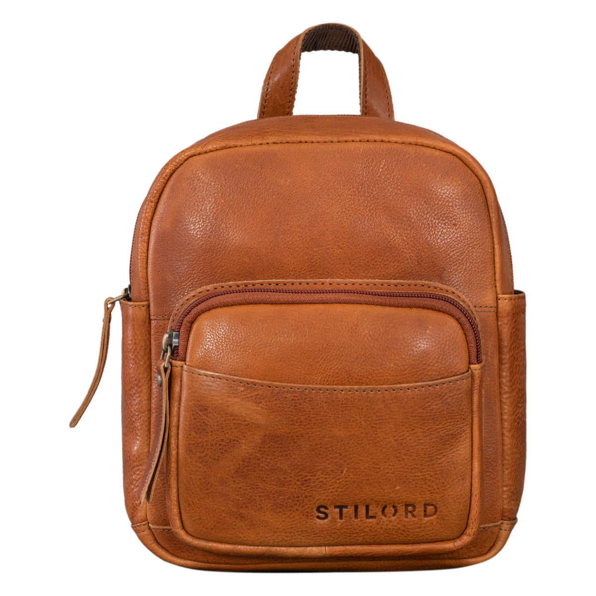 Lederrucksack Damen braun