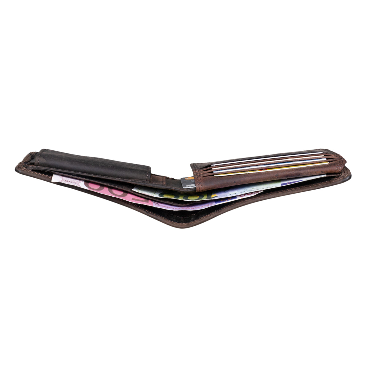 Echtleder Brieftasche Leder RFID NFC Schutz