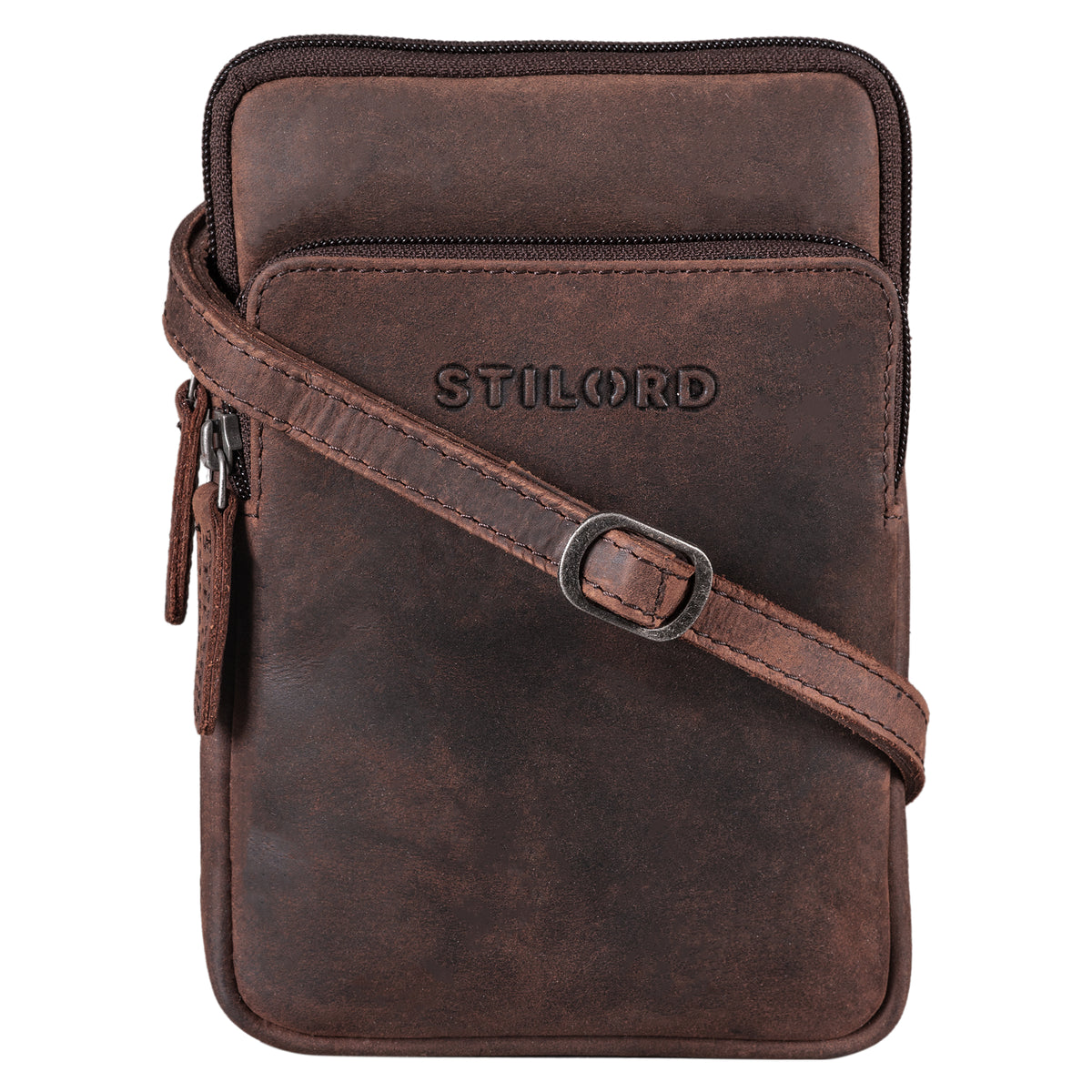 Kleine ledertasche braun