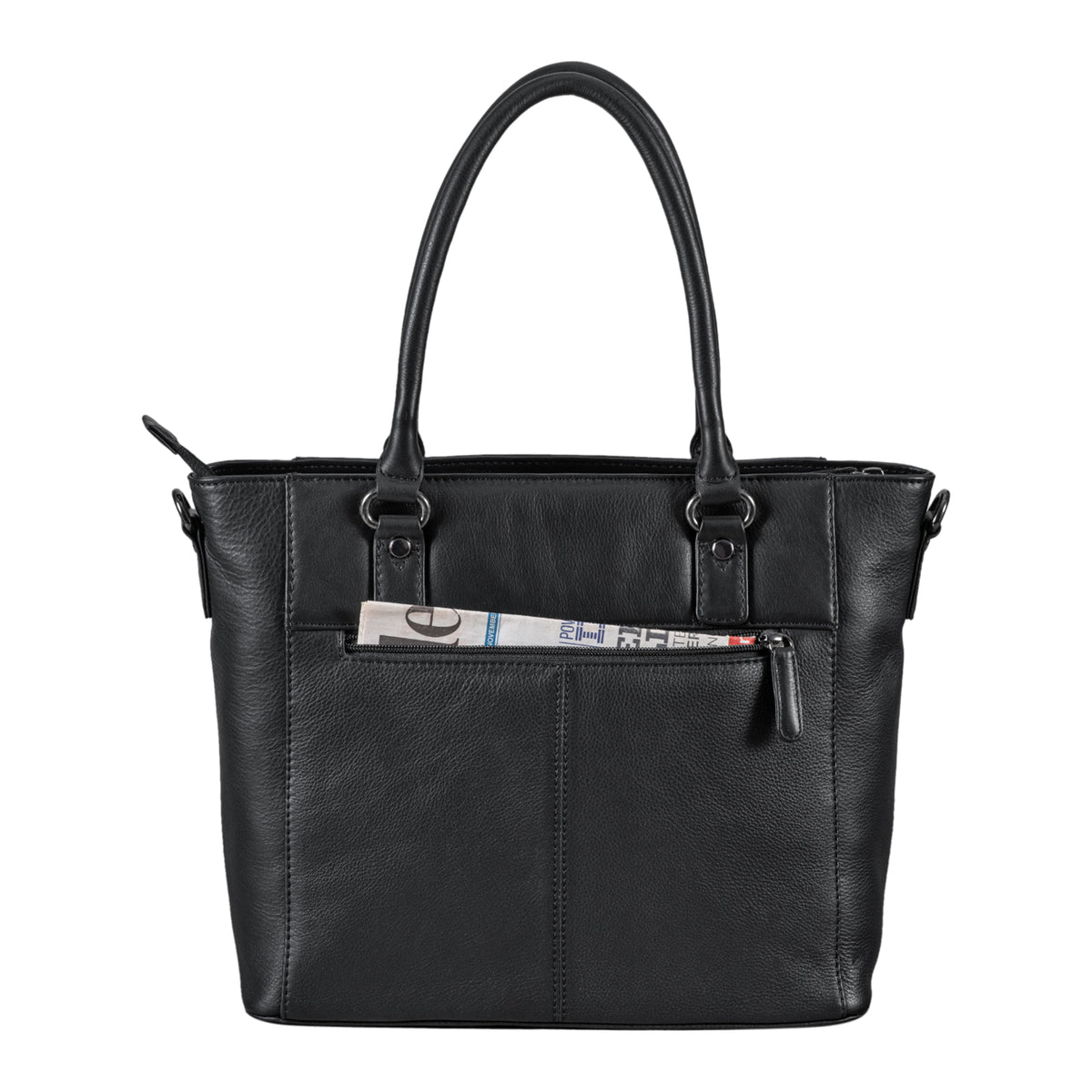 Leder Businesstasche schwarz