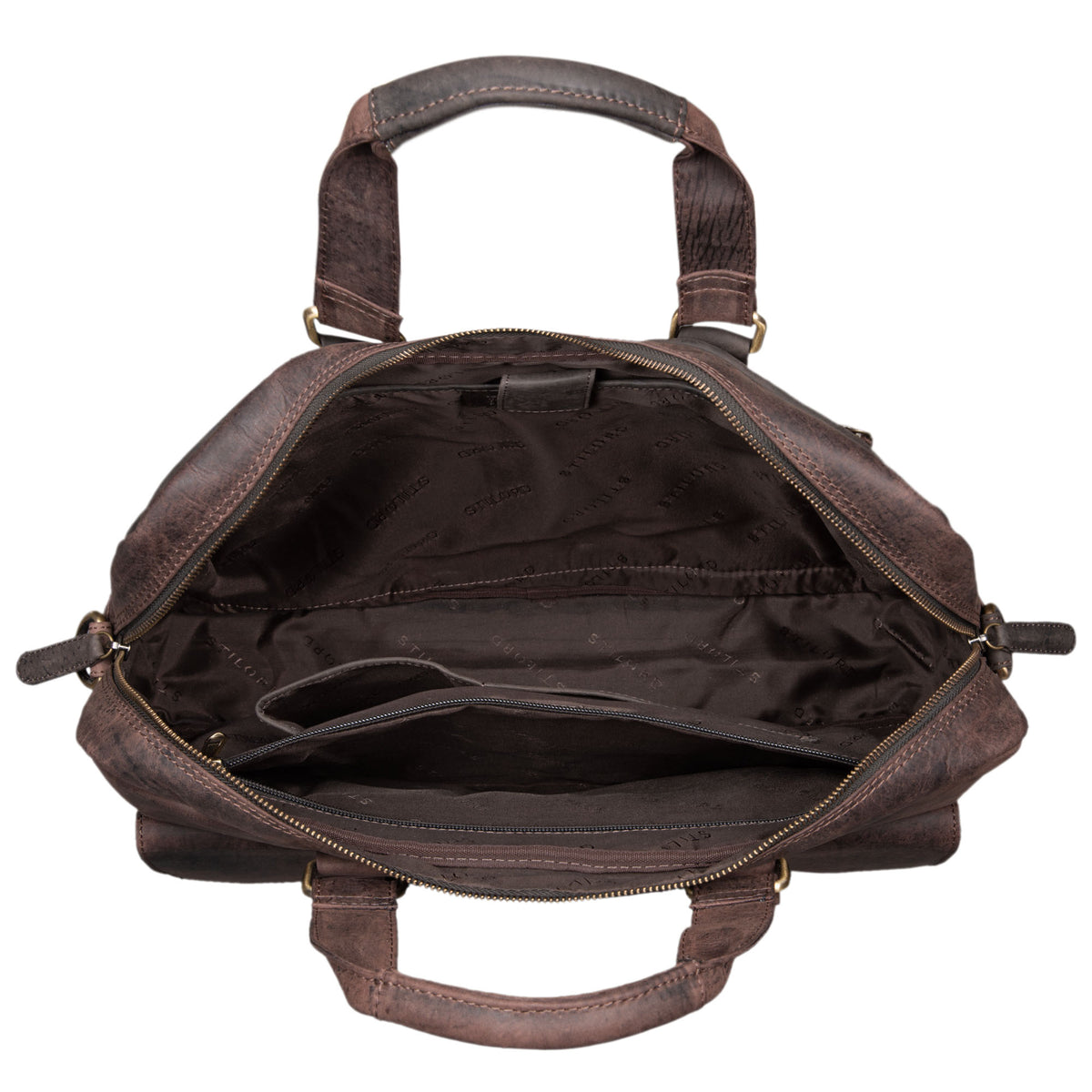 Ledertasche Bürotasche 15.6 Zoll Laptopfach