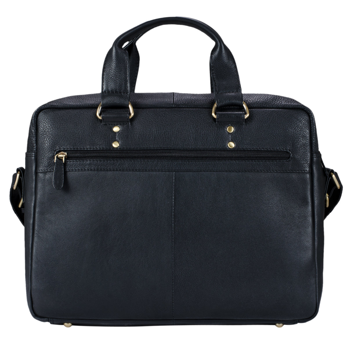Vintage Leder Bürotasche schwarz