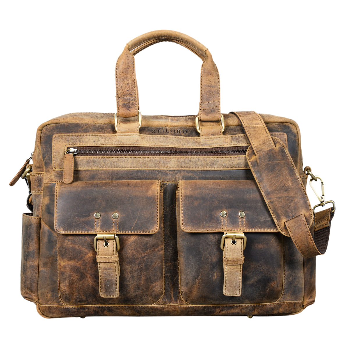 Leder Businesstasche Herren Vintage groß