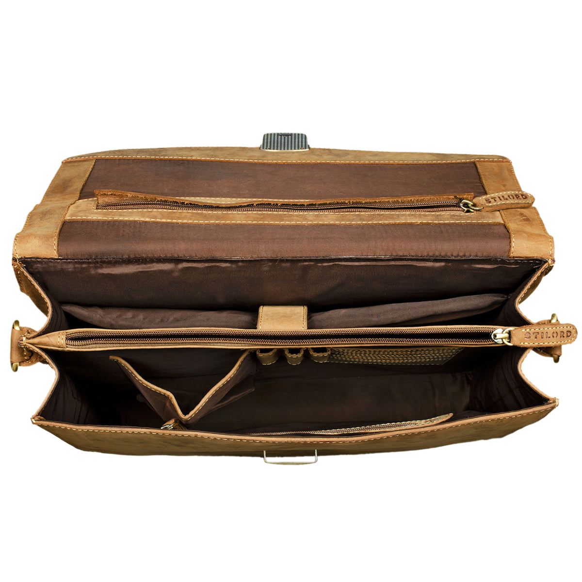 Business Ledertasche braun