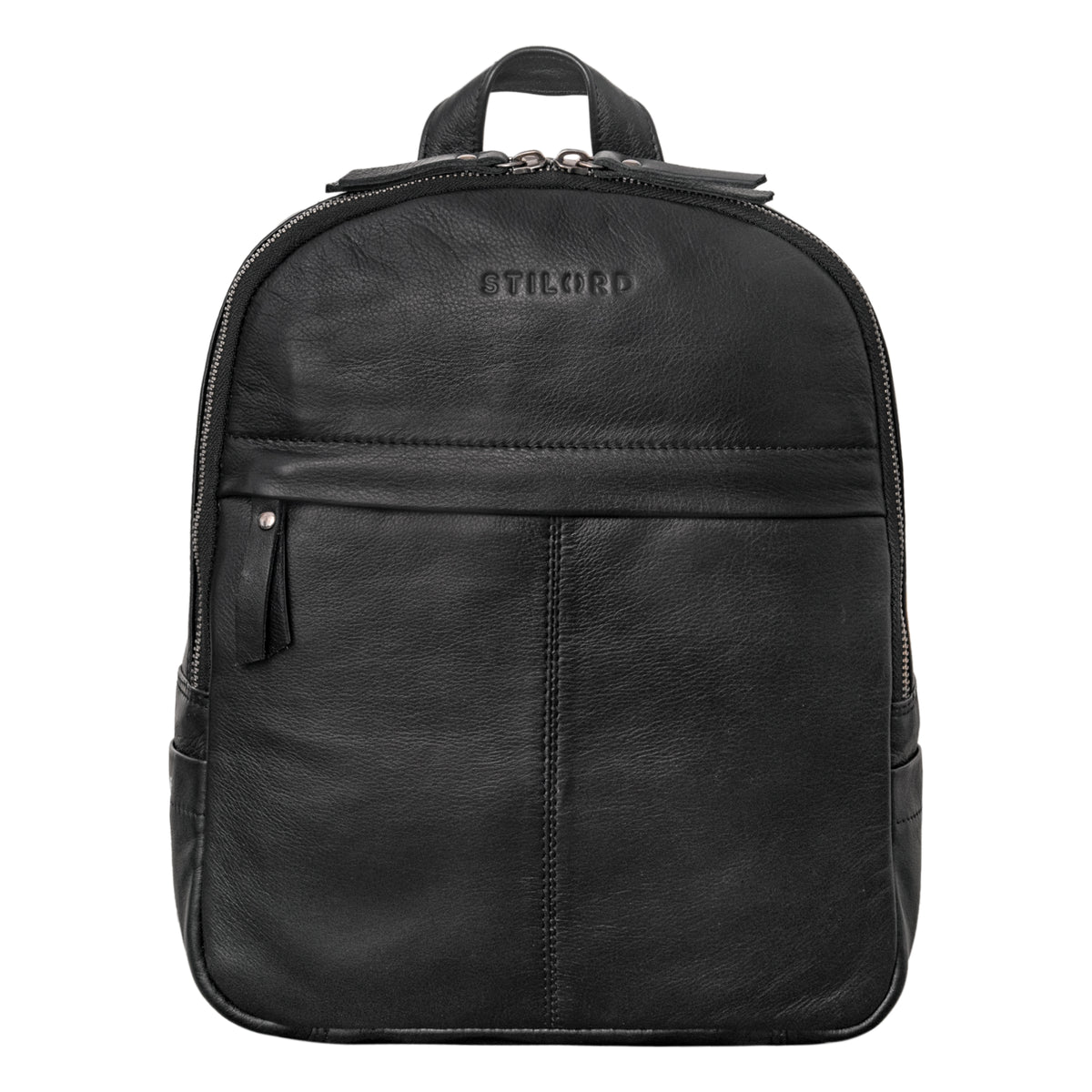 Leder rucksacktasche vintage schwarz