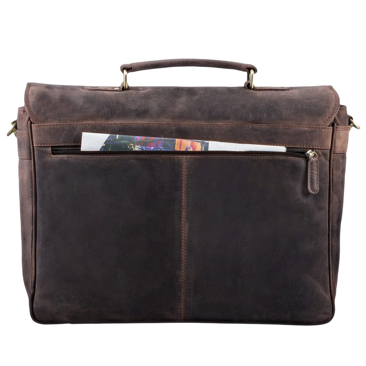 Ledertasche Business dunkelbraun