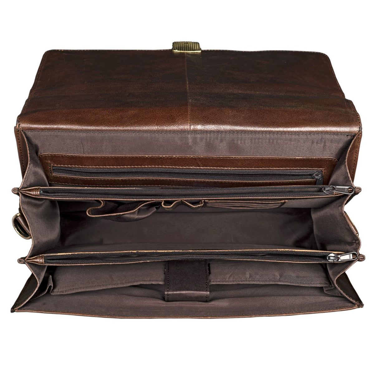 Dokumententasche Leder braun