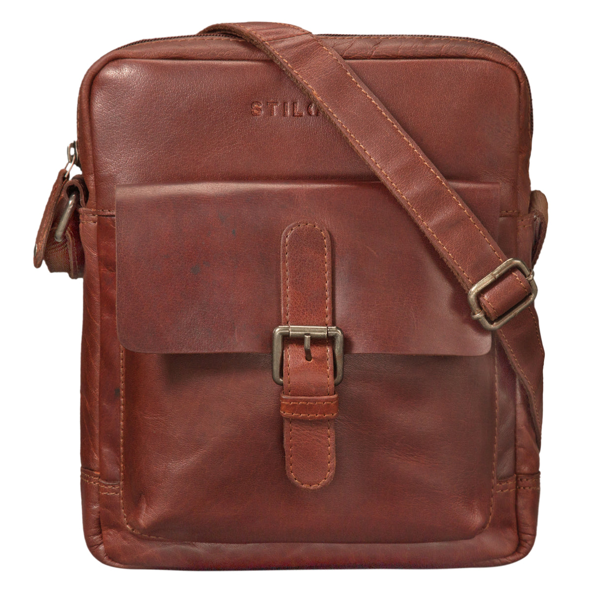 Leder Umhängetasche Retro braun