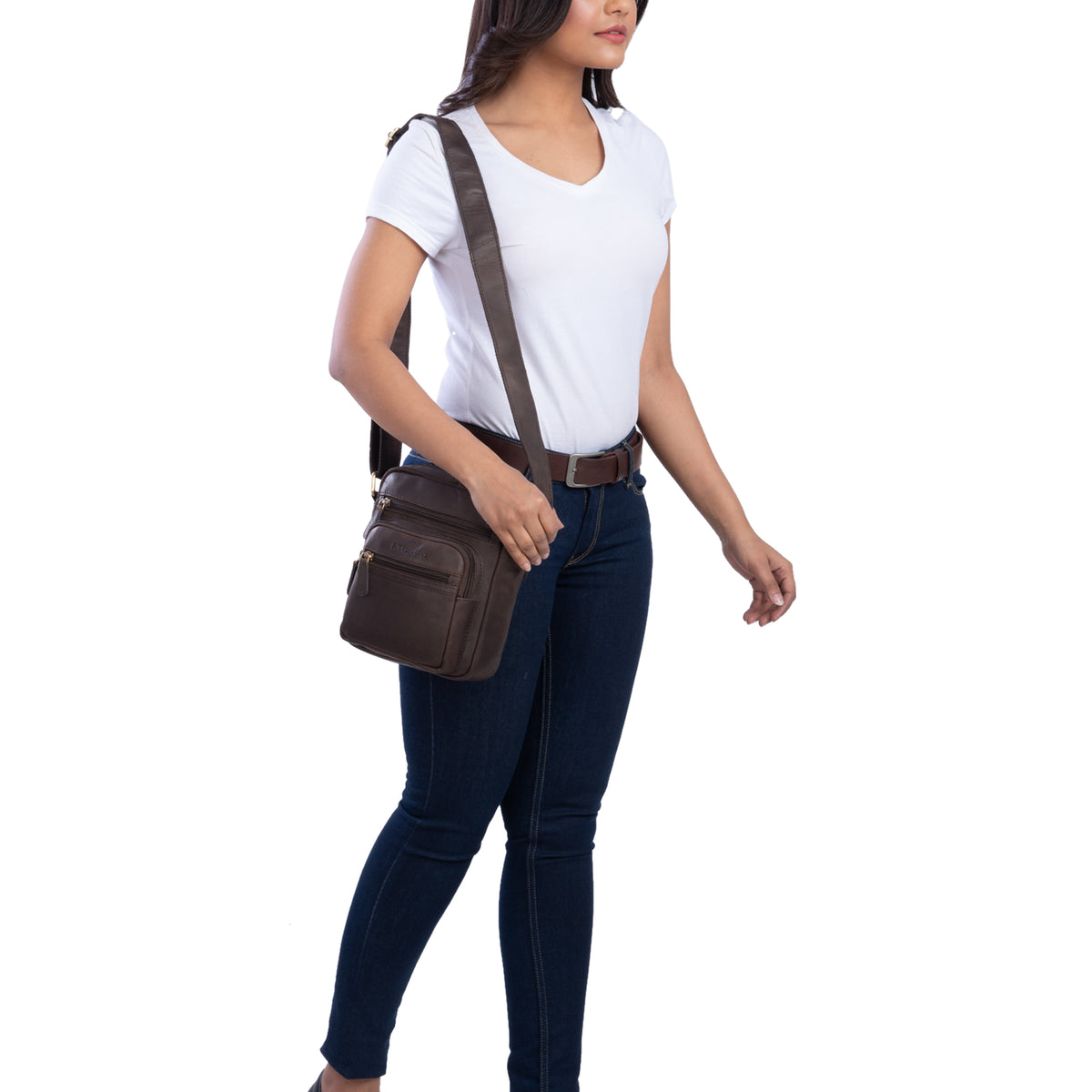 Damentasche leder frauen braun