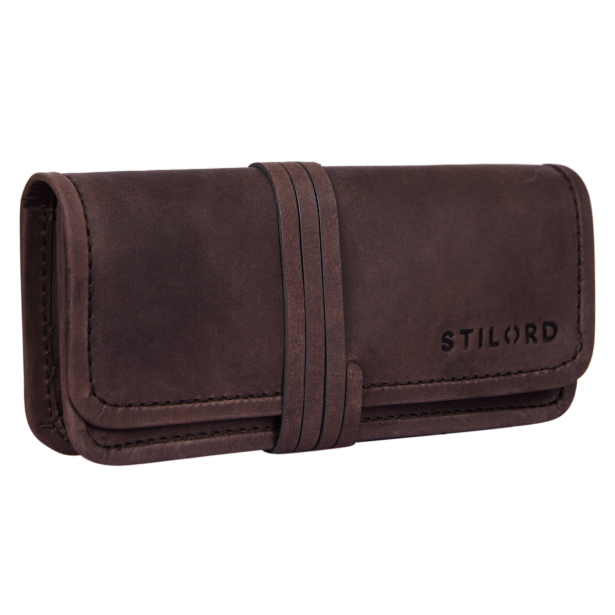 Federmappe 2 Fach Leder Vintage