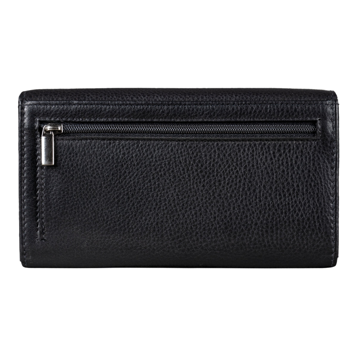 Portemonnaie Vollleder Damen Schwarz