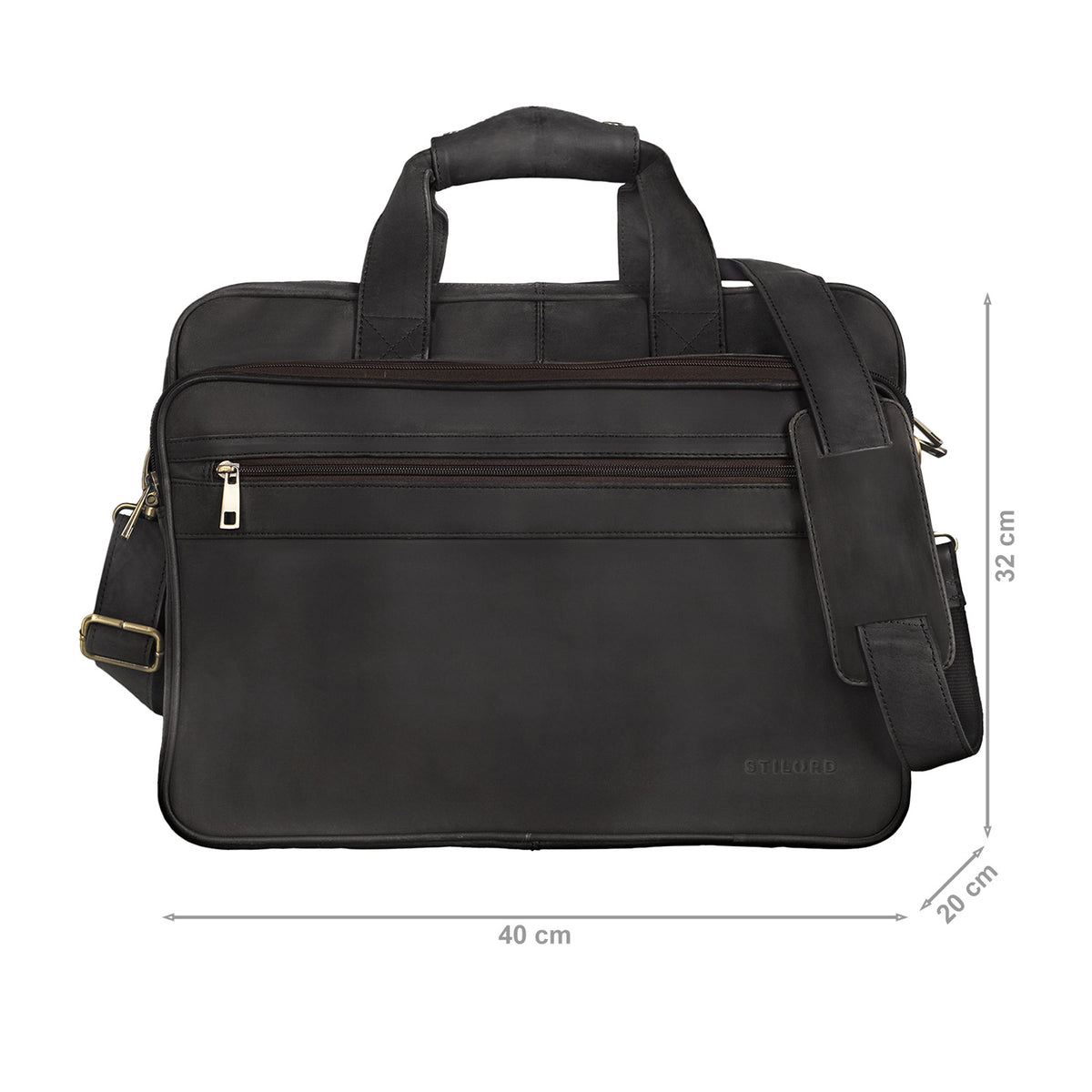 A4 Dokumententasche Leder 
