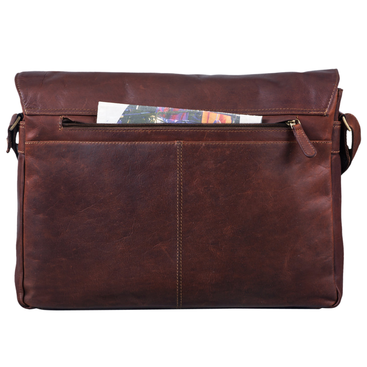 Leder Schultertasche Männer Vintage