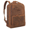 "Harlow" Genuine Leather Backpack for Men with Laptop Compartment 15 - 17 inch Large