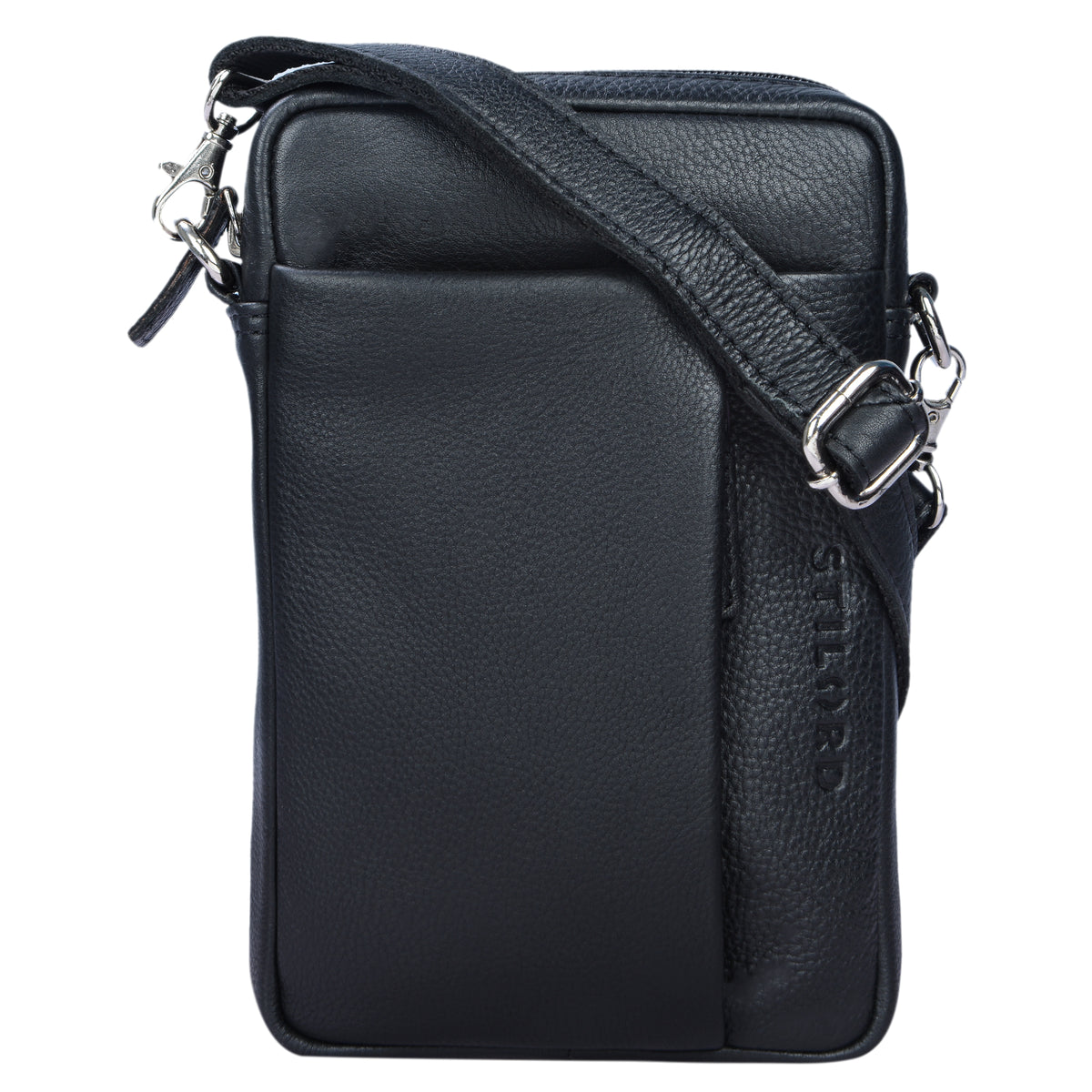 Leder Handgelenktasche mit Tragegurt