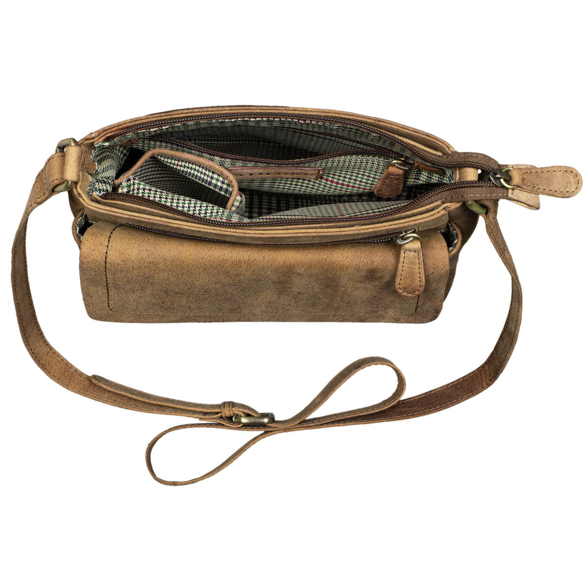 Handtasche Damen Leder braun