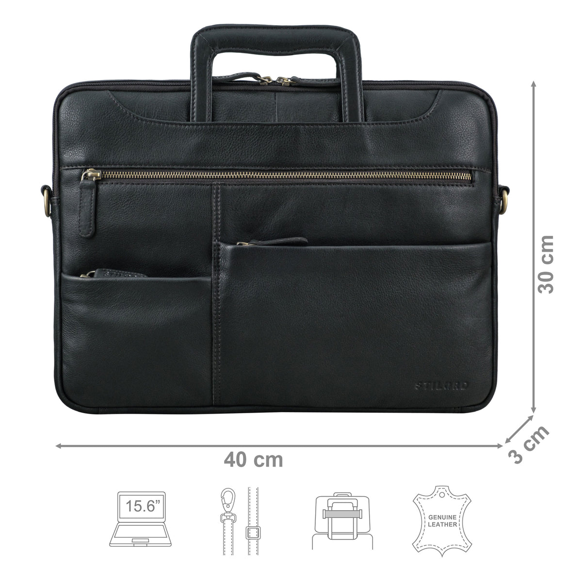 Leder Henkeltasche für Männer