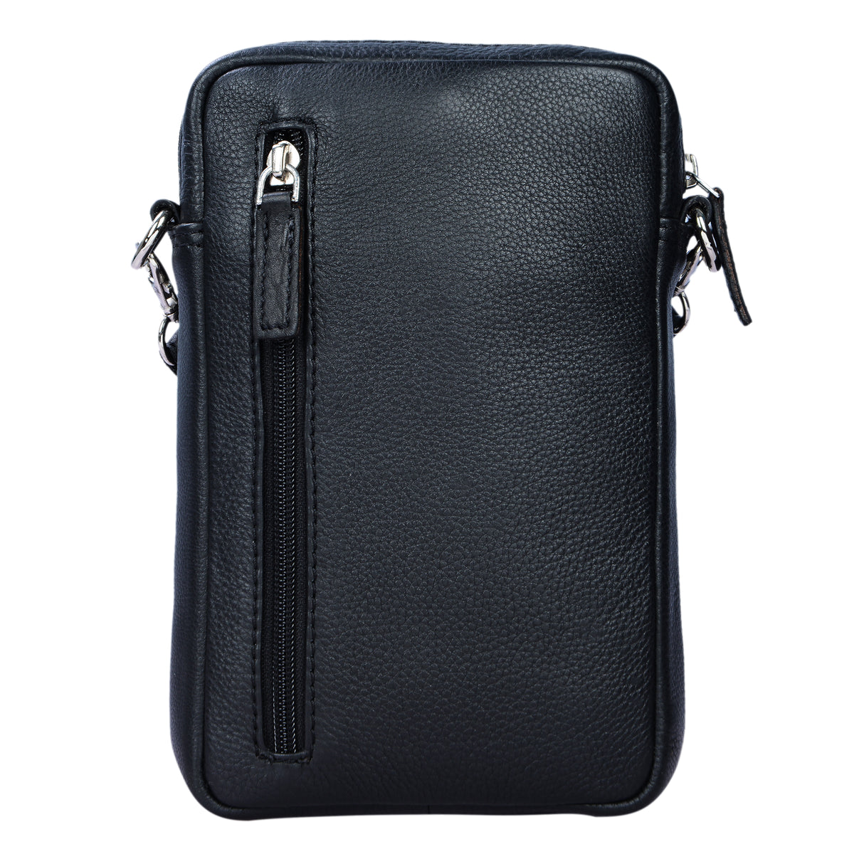 Handtasche Männer Leder schwarz
