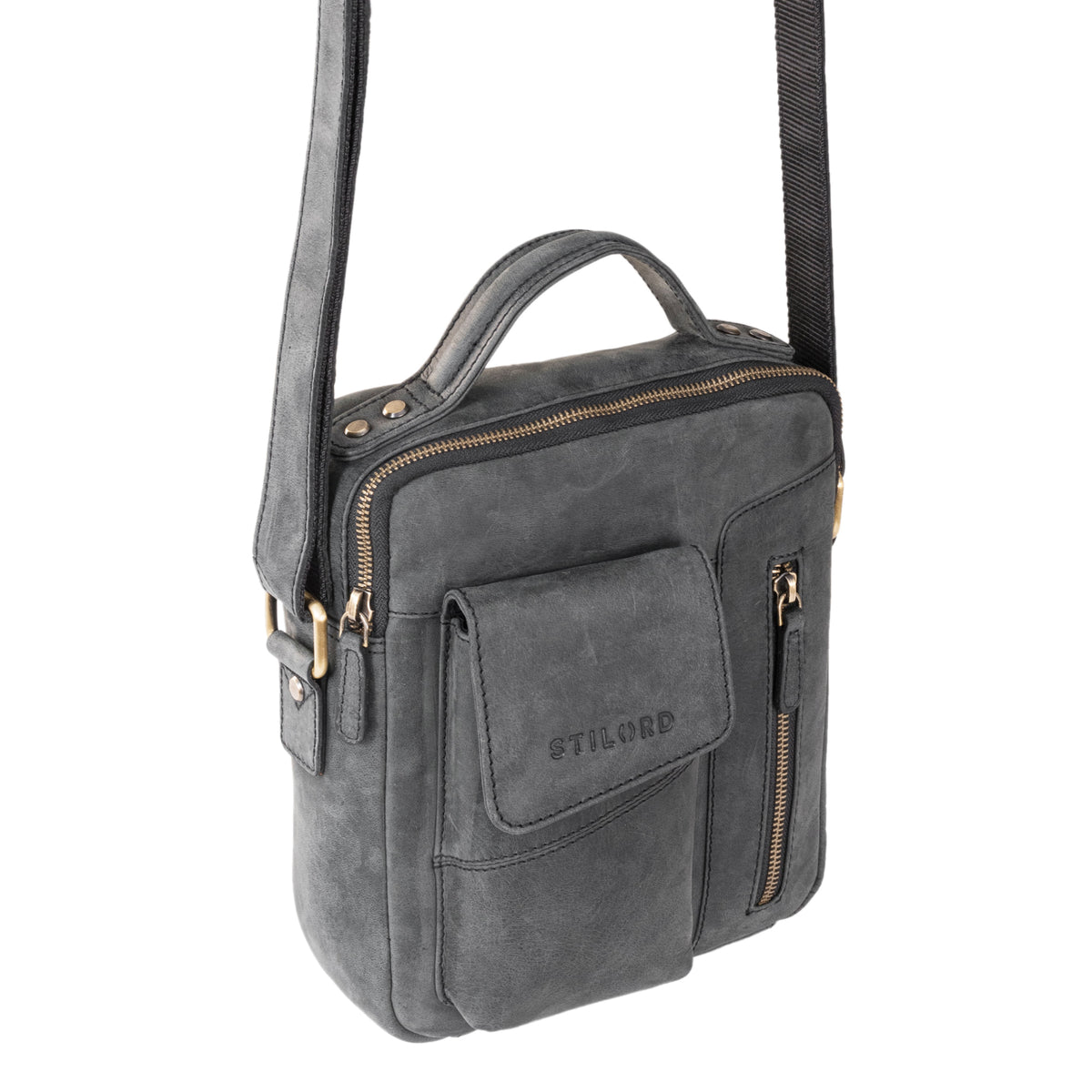 Messenger Bag Herren anthrazit