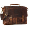 B-Stock STILORD "Dorian" Vintage Business Briefcase Leather