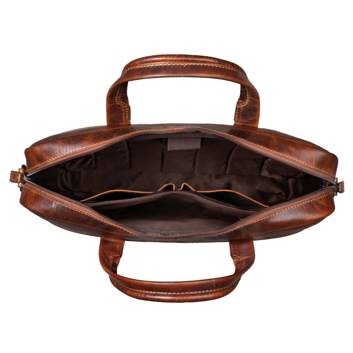 Leder Aktentasche 15.6 Zoll Laptoptasche