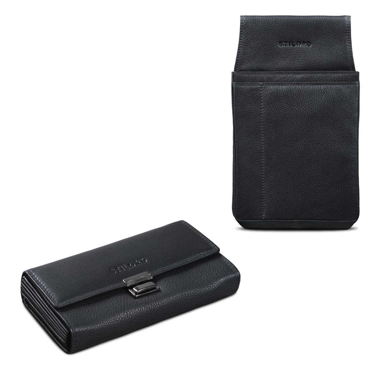 Holster mit Kellnerbörse klassisch schwarz