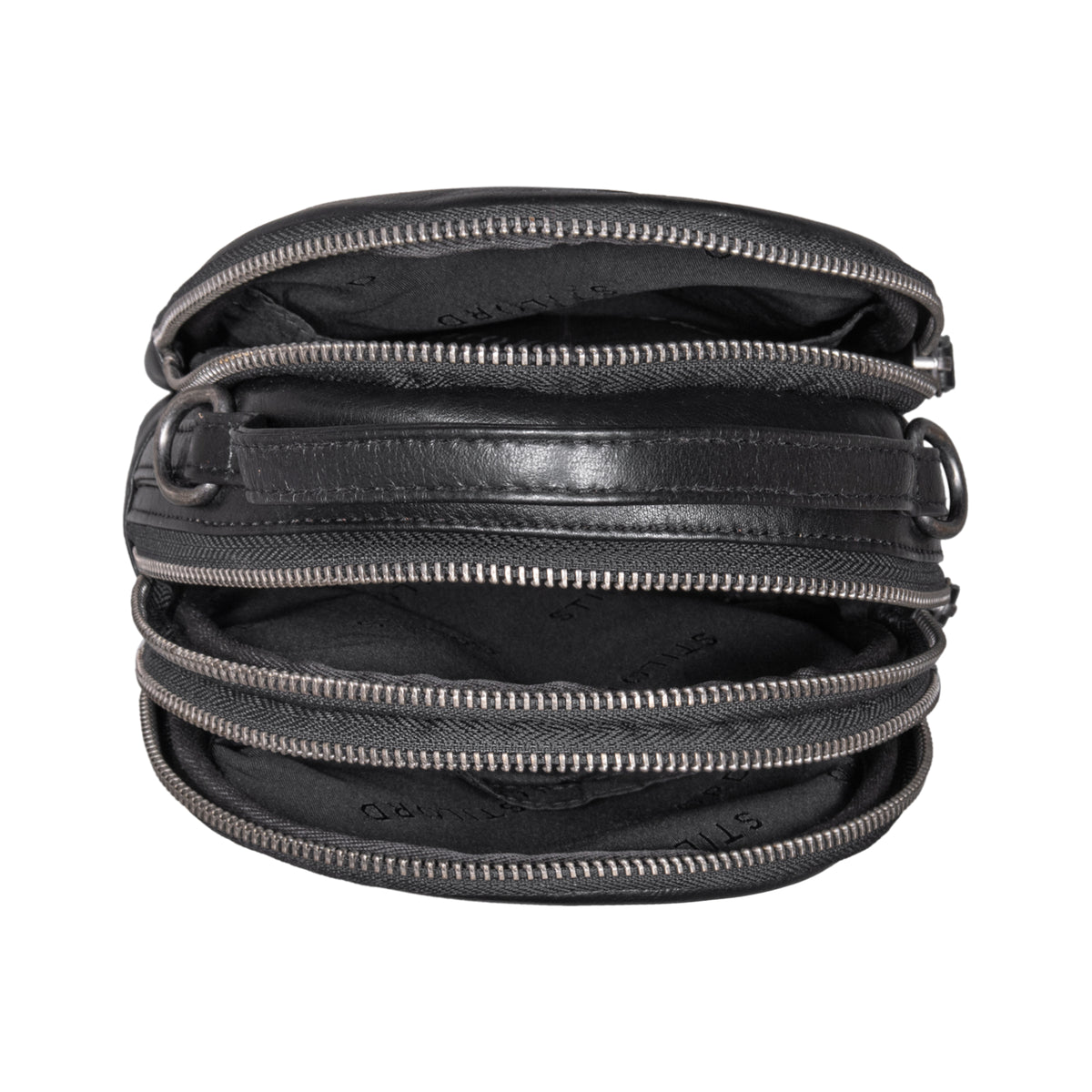 Damen rucksack leder klein schwarz